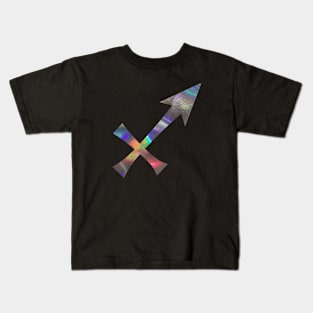 hologram print sagittarius Kids T-Shirt